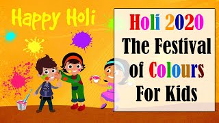 #Holi_2020 The Festival of Colours For Kids
