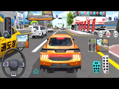 Orange Car Mercedes Parking Near City Mall - 3D Driving Class Simulation Games - Android Gameplay