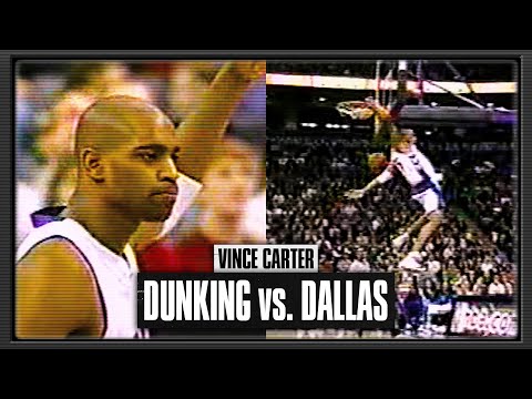 Vince Carter 24pts DUNKING All Over The Mavericks | 2000.02.20
