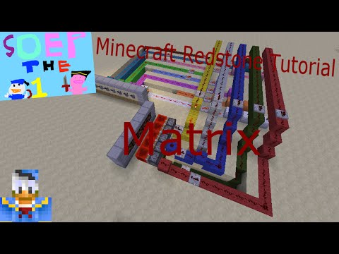 Minecraft - Redstone Tutorial: Matrix