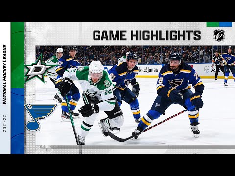 Stars @ Blues 12/17/21 | NHL Highlights