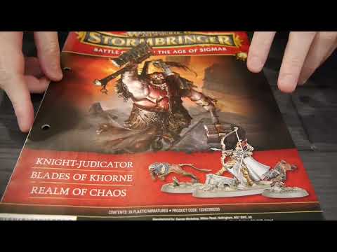 Warhammer: Age of Sigmar Stormbringer 33 features the Knight-Judicator with Gryph-Hounds