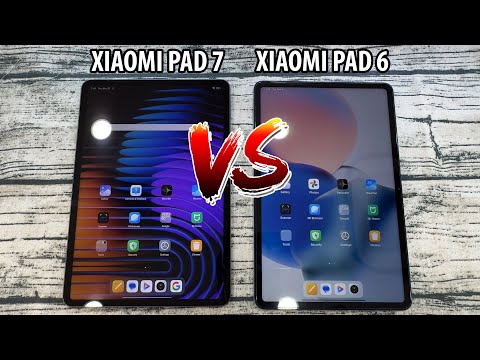 Xiaomi Pad 7 vs Xiaomi Pad 6 | SpeedTest and Camera comparison