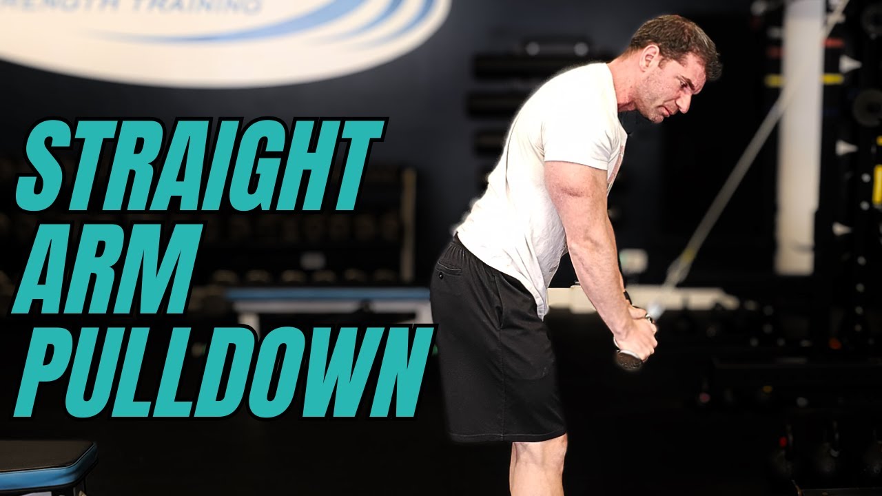Straight-Arm Pulldown demonstration video