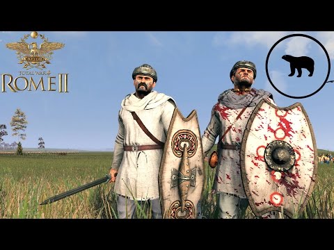 Total War Rome 2 Online Battle 85 - Defeating a Suebi Champion!