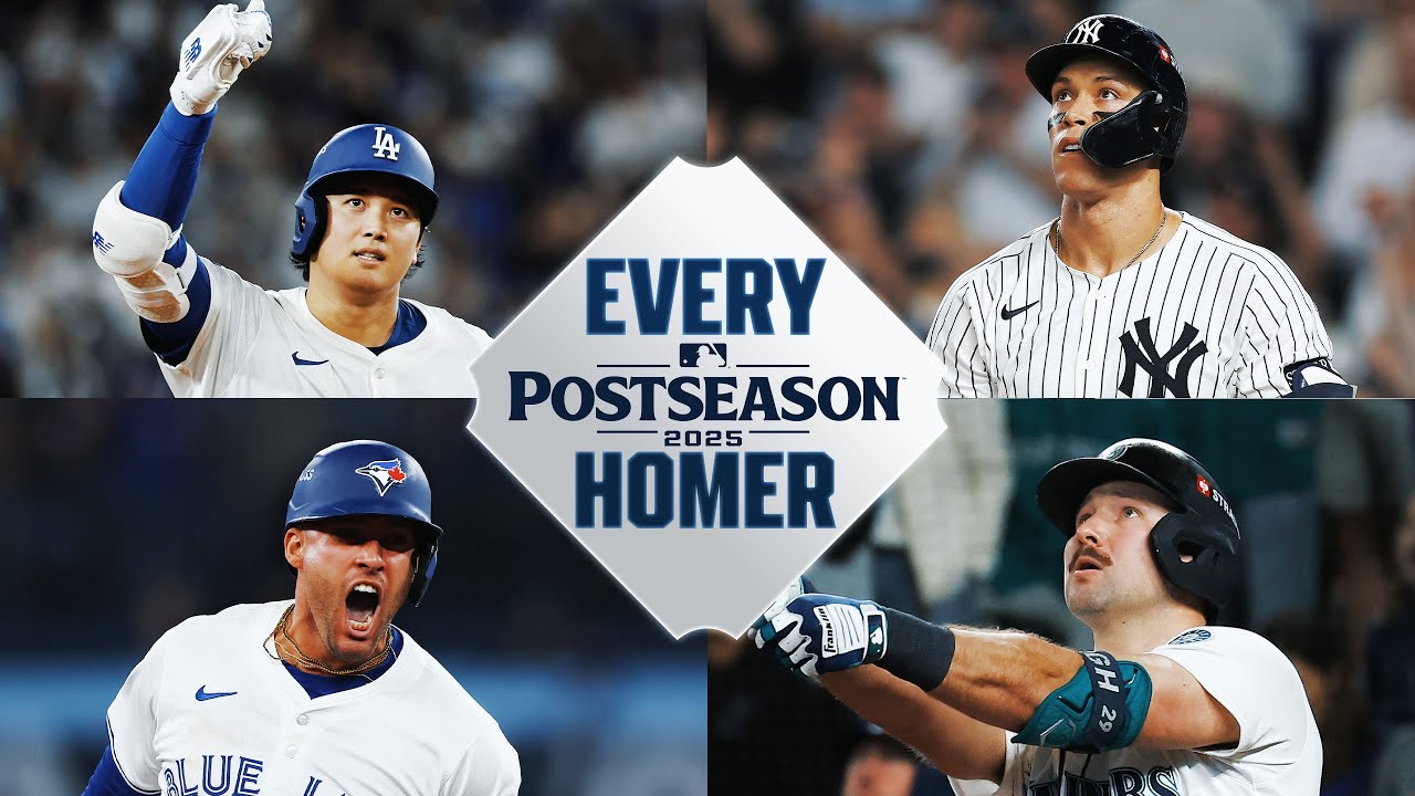 EVERY HOME RUN from the 2025 Postseason! 💥 (Ft. Shohei, Vladdy, Judge, Raleigh, Schwarber AND MORE!)