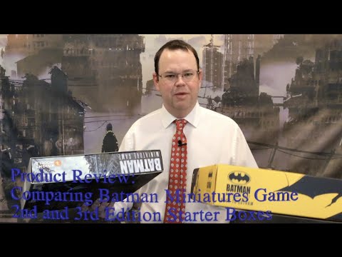 Product Review: Deciding between Batman Miniatures Game 2nd vs 3rd Starter sets