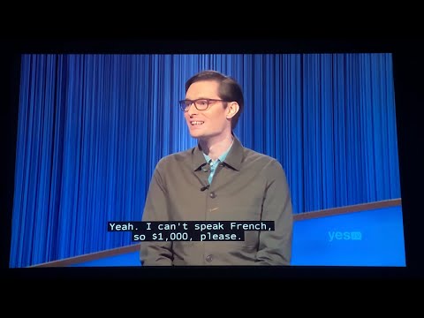 Double Jeopardy, Troy Meyer Day 2 - 3rd Daily Double (1/20/23)