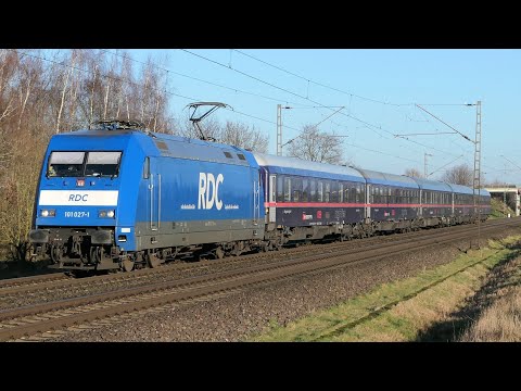 🌍 Führerstandsmitfahrt von Bremen nach Lengerich: Überführung von 5 Reisezugwagen 🚂RDC  BTE  BR 101