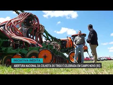 Abertura Nacional da Colheita do Trigo é realizada pela primeira vez