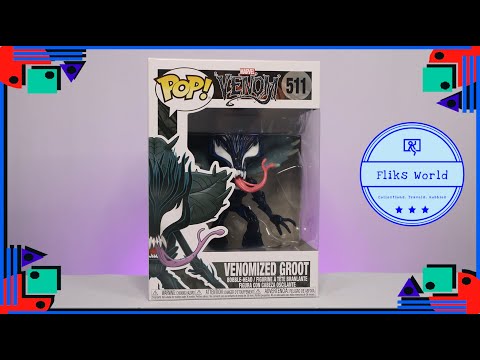 Funko Pop! #511 - VENOM - Venomized Groot [39] #100secfunkopop  #fliksworld #venom #groot