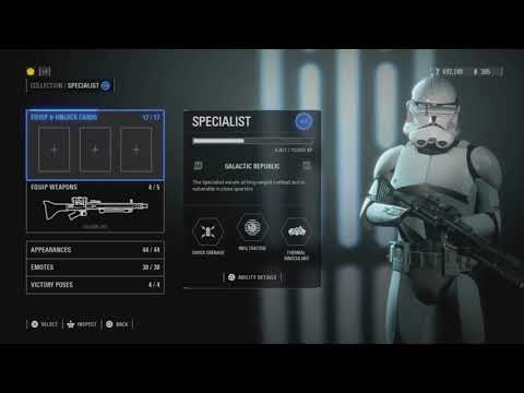 How To Use Specialist In Battlefront II