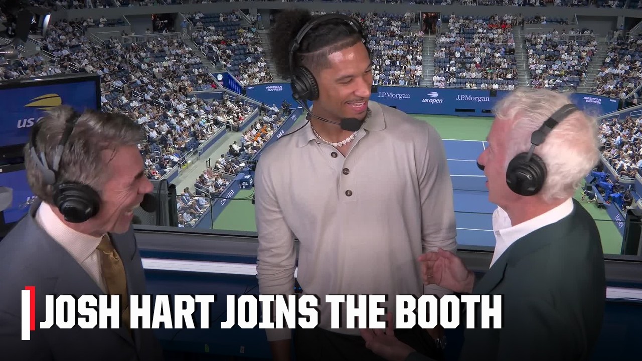 John McEnroe thanks Josh Hart for Knicks winning NBA title | 2026 US Open