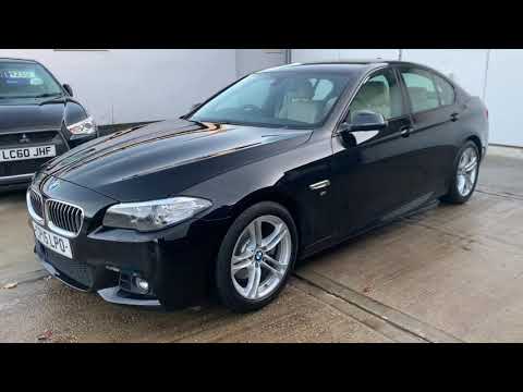 15'15 BMW 520d M-Sport Auto Saloon in Jet Black with Oyster Leather