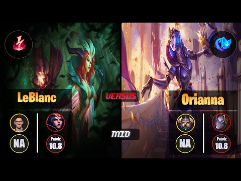 Nisqy LEBLANC (Mid) [Electrocute] VS ORIANNA - Challenger NA Patch 10.8