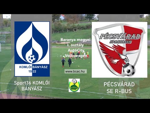 SPORT36 KOMLÓI BÁNYÁSZ - PÉCSVÁRAD SE R-BUS   1 - 7  (0 - 2)