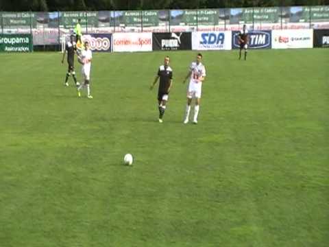 Auronzo, amichevole Lazio-Lucerna 5-1: gol di Mauri (20/7/2011)