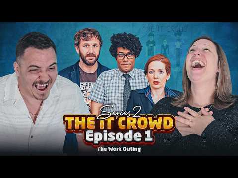 The FUNNIEST Episode Ever!!! 🤣 Americans React to The IT Crowd S2E1 'The Work Outing'