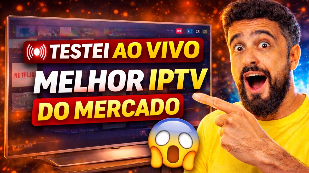 🔥 MELHOR IPTV DO MERCADO Testei AO VIVO! 😳