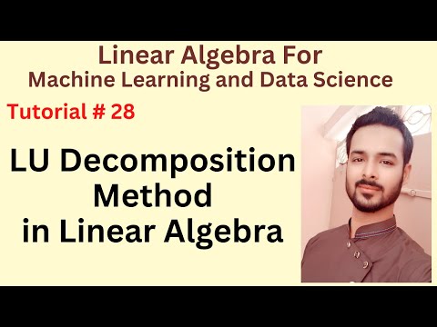 Tutorial 01 Course Outline of Linear Algebra | Mathematics of Machine Learning