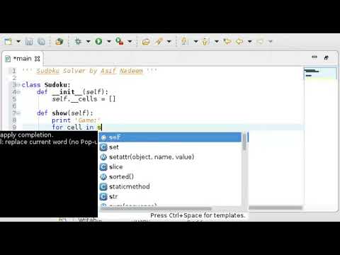 Learn Python making Sudoku Solver: Step 1 - Starting base