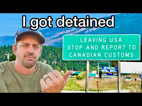 Sono stato fermato al confine canadese (se torno indietro verrò arrestato).