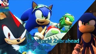Sonic Clip Video : His World By Zebrahead  (With Lyrics CC)