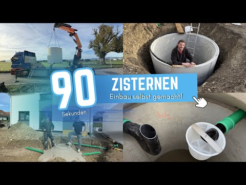 Zisternen-Einbau in 90 Sekunden: Schnell & einfach erklärt!