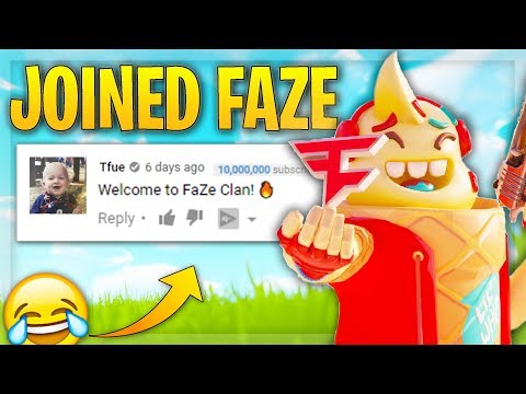 I pretended to be in FAZE CLAN on fortnite and this happened.... 😂 Video