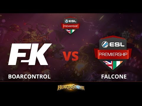[Hearthstone] Boarcontrol vs FalconeHS - Week 7 ESL Premiership Summer 2018
