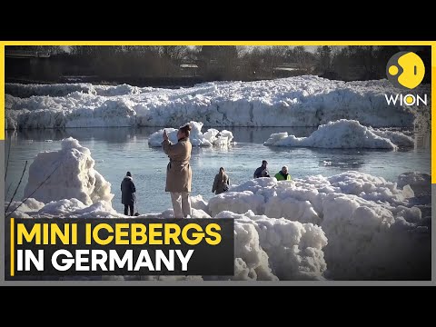 Germany’s Elbe River Forms Mini Icebergs As Rare Winter Freeze Delights Locals | WION