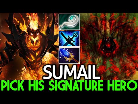 SUMAIL [Shadow Fiend] Pick His Signature Hero Full Magic Build Dota 2