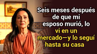 Seis meses después de que mi esposo murió, lo vi en un mercado — luego lo seguí discretamente a su
