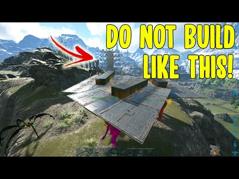 Wiping a Crystal Isles Base With ONLY a Longneck | Dropping Towers | Ark Official Small Tribes #ARK