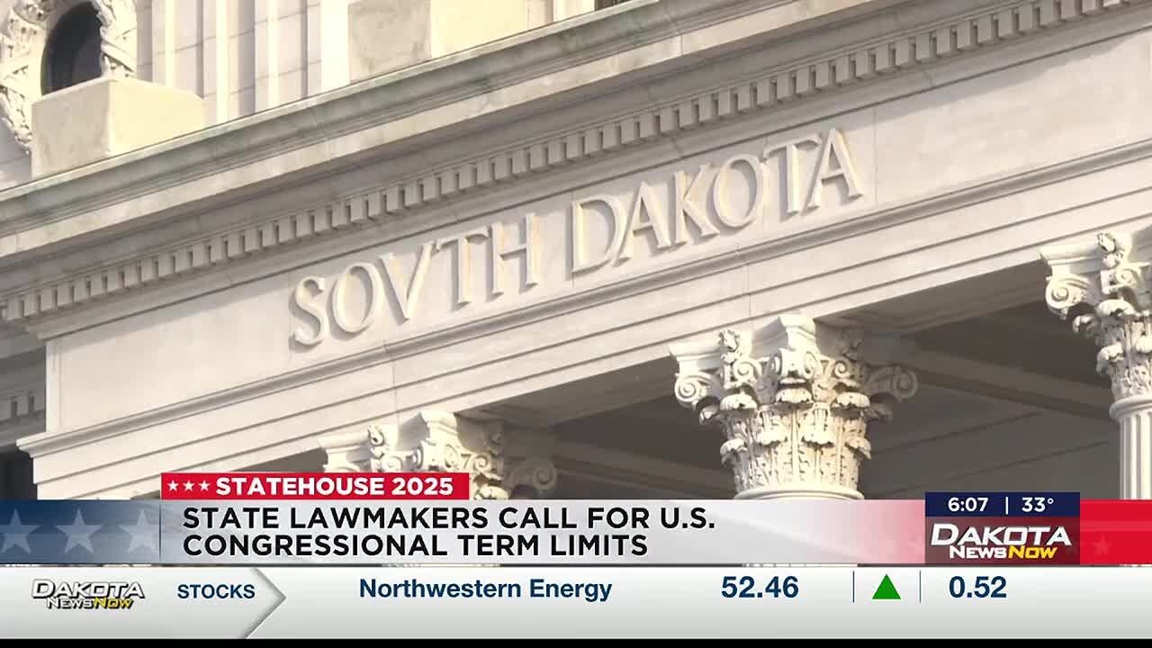 South Dakota lawmakers aiming to pass resolution that calls for U.S. legislator term limits.