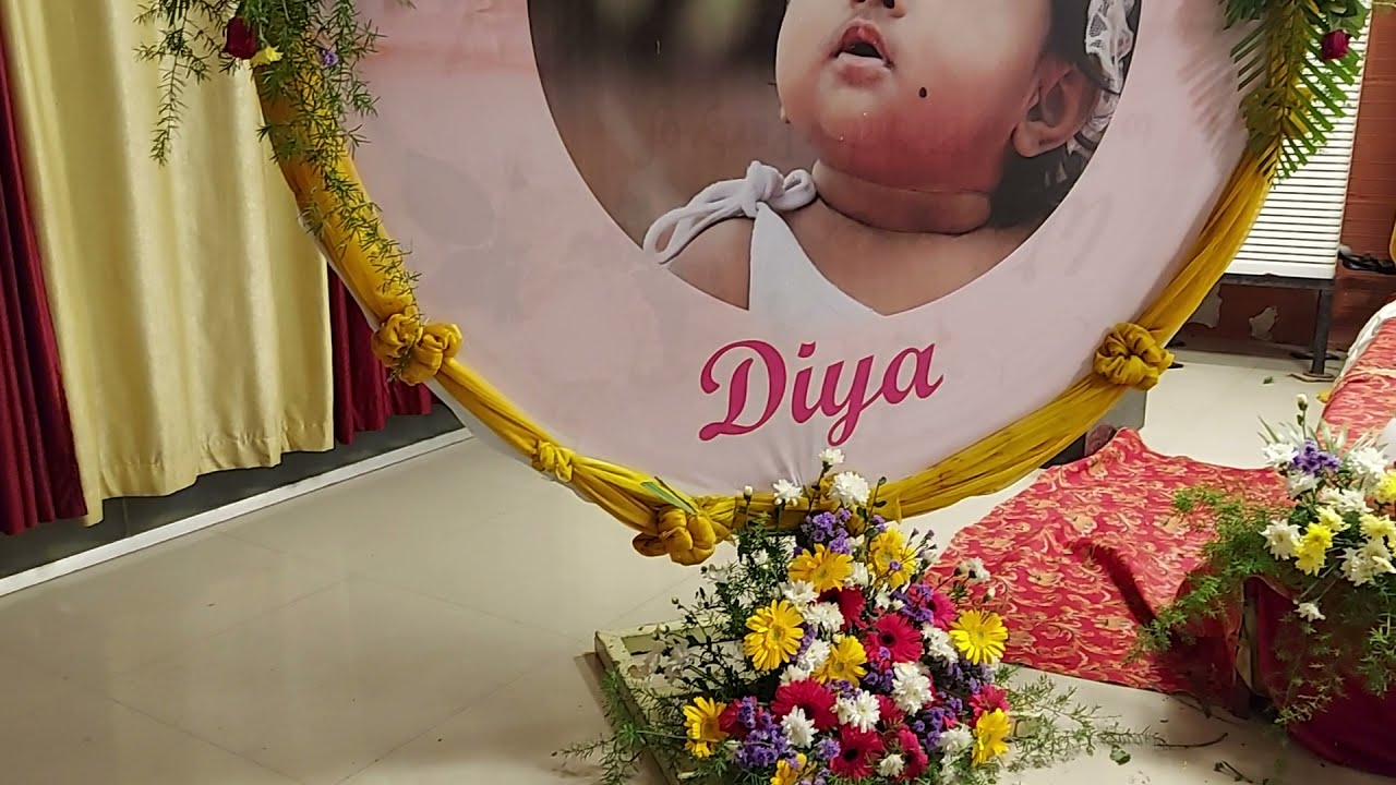 Flower 🌼decoration for Naming ceremony