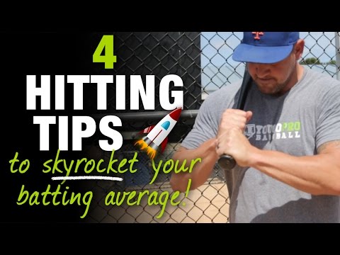 4 Hitting Tips You MUST Follow to SKYROCKET your Batting Average this season! thumbnail