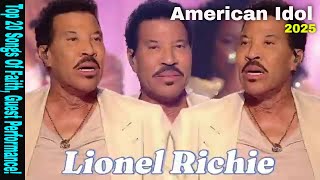American Idol 2025: Lionel Richie Rocks &#39;Eternity&#39; - Soul-Stirring Show in S23 Songs of Faith Night!