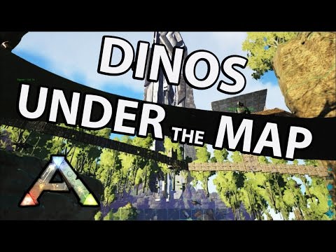 Rescue Dinos that Fell Through Map with Console Commands: Ark Survial Evolved
