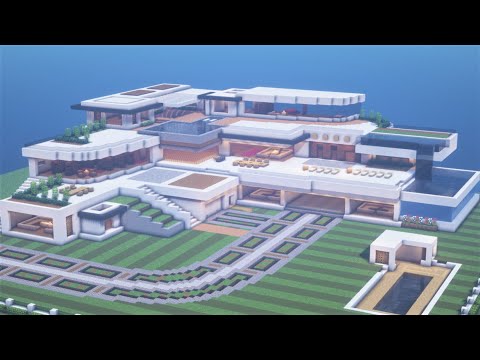 Minecraft: Modern Mansion Tutorial | Architecture Build (#10) Pt. 1