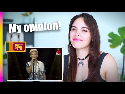 Latina REACTION to Prithvi Akash - Dance Monkey | Blind Auditions | The Voice Sri Lanka