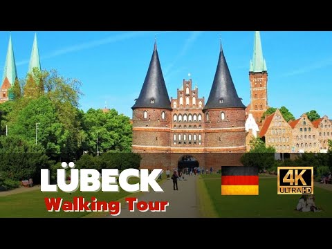 Walking Tour of LÜBECK 4K 🇩🇪 (60fps UHD)