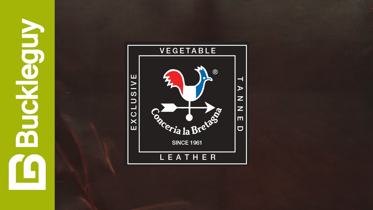 Conceria La Bretagna, Cowboy | Tobacco | Veg Tan Leather Demo