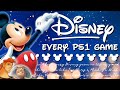 EVERY Disney PS1 Game Ranked Reviewed Sean Seanson