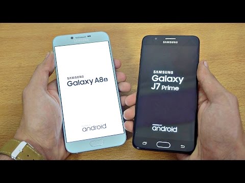 Samsung Galaxy A8 (2016) vs J7 Prime - Speed Test! (4K)