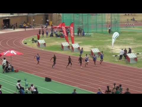 Liam Buck - 100m & 200m at Western Cape High School Champs 2018