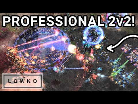 StarCraft 2: PRO 2v2 - Dark & herO TEAM UP vs Serral & Oliveira!
