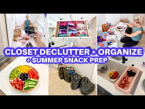 HUGE DECLUTTER + ORGANIZE + CLEAN WITH ME | CLEANING MOTIVATION | CLOSET CLEAN OUT | HOUSE CLEANING
