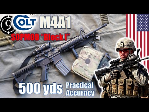 M4A1 Block I [🇺🇸America's Main Rifle] to 500yds: Practical Accuracy (M4 + ACOG)