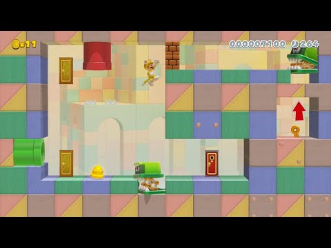 Super Mario Maker 2 - ホッノヾーでジャンプ (HOP-CHOPS JUMP) by すたっちMAKER - No Commentary